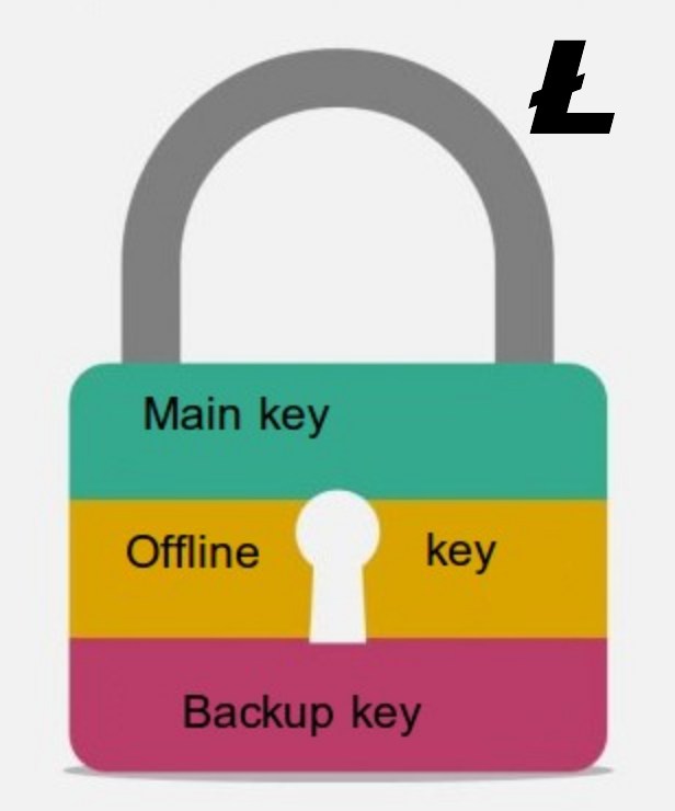 Litecoin Multisig Wallet with three Keys